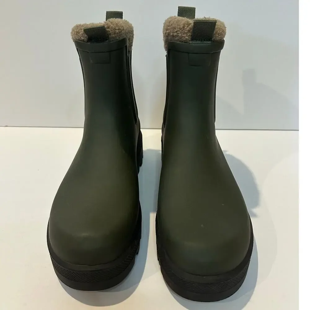Cougar Ignite Waterproof Winter Boots Women’s 9 Green Faux Shearling Lined